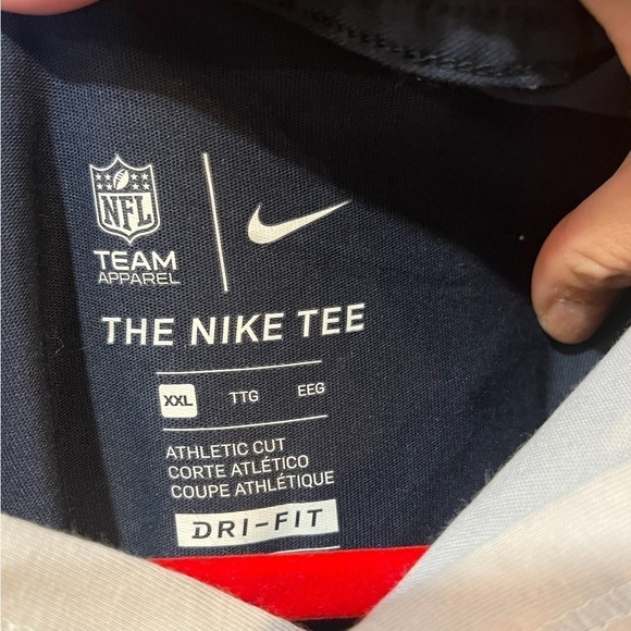 NEW Nike DriFit Pullover Hoodie Long Sleeves Shirt Size XXL Patriots NFL - Picture 4 of 7